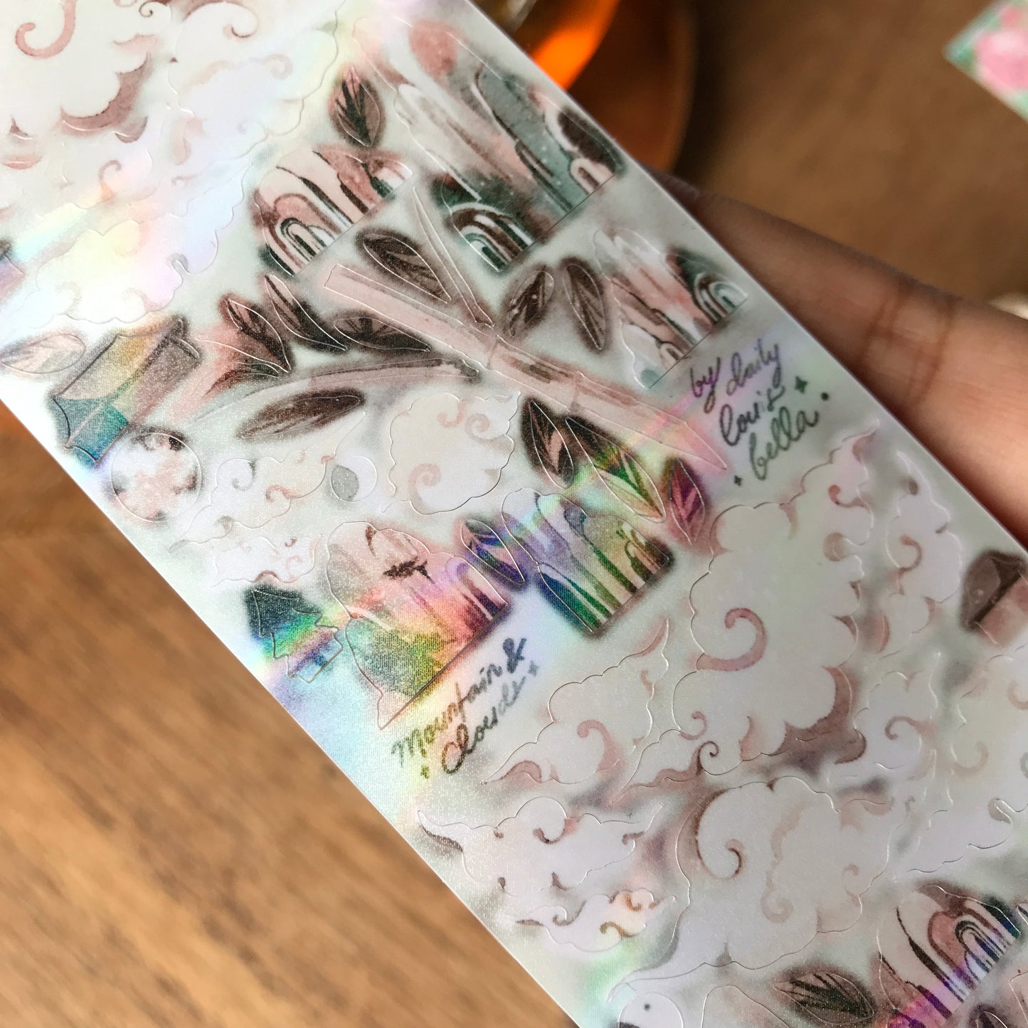 Mountain and Clouds ✿ Black