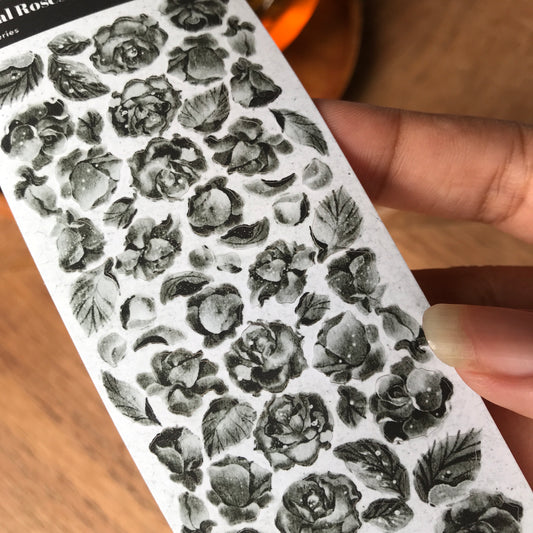 Crystal Rose ✿ Black and White