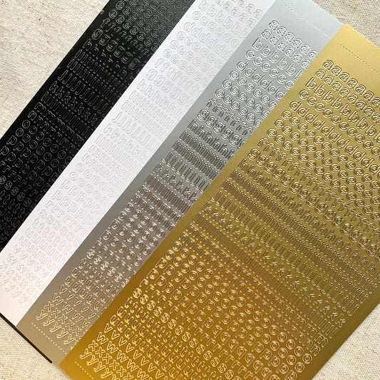 Modern 6mm Alphabet: Lowercase