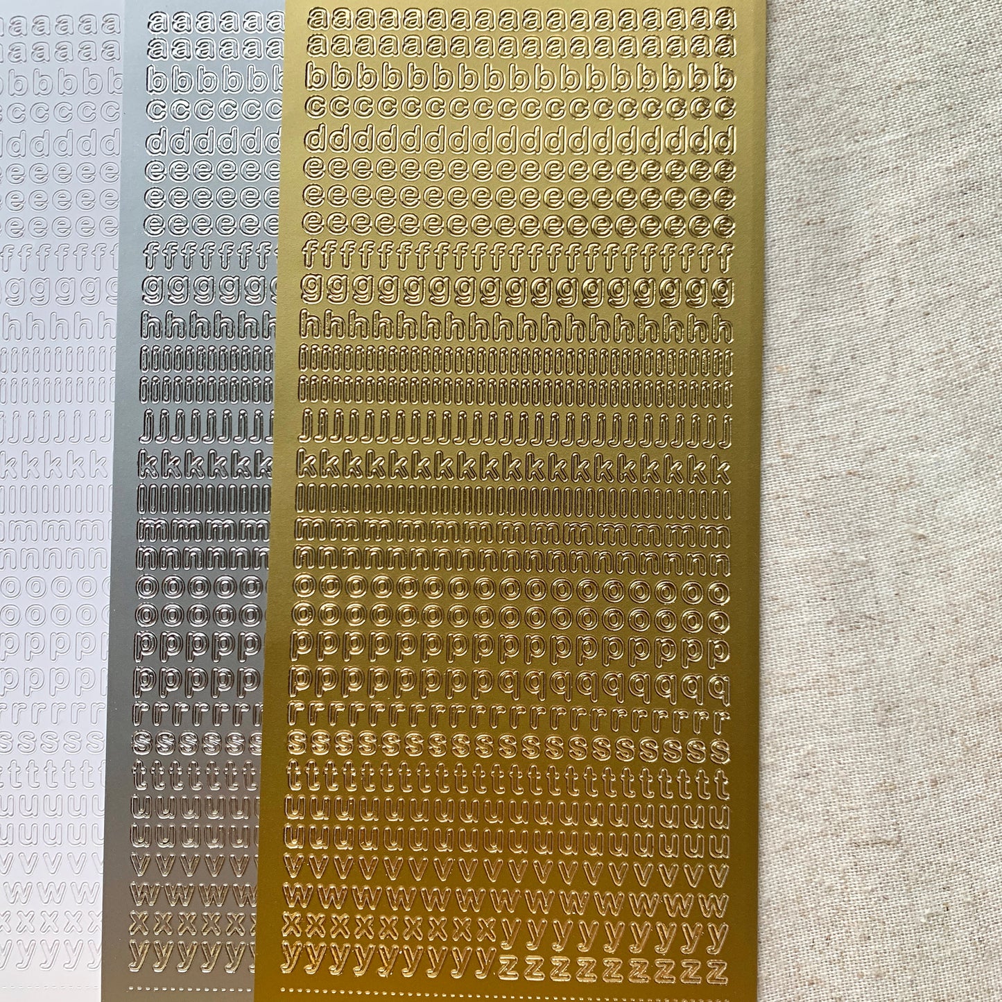 Modern 6mm Alphabet: Lowercase