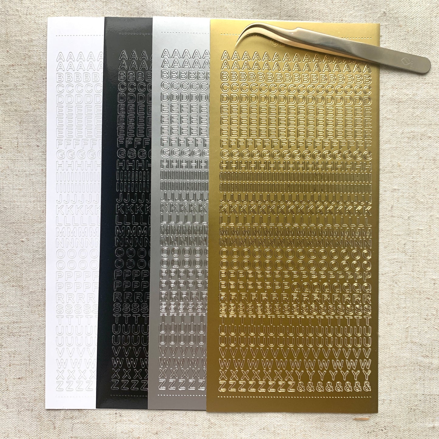 Modern 6mm Alphabet: Capitals