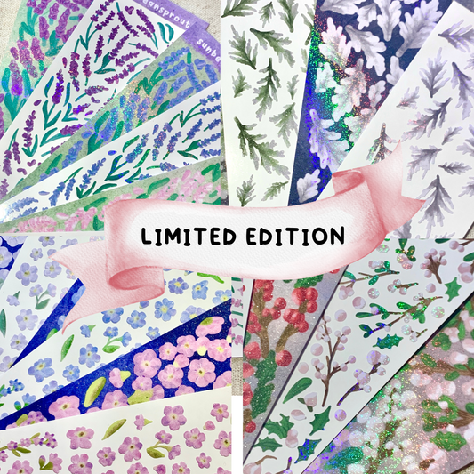 Glitter and Holographic Stickers