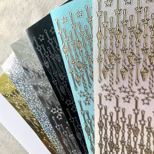 Starry Diamond Chandelier Arrows