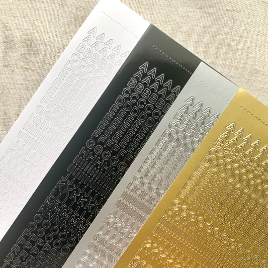 Modern 6mm Alphabet: Capitals