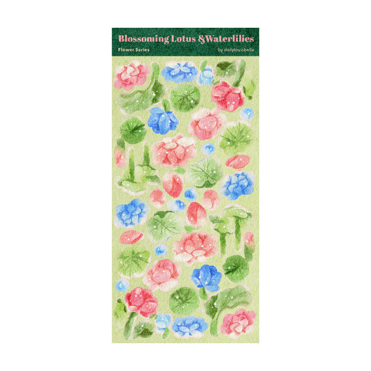 Blossoming Lotus & Waterlilies ✿ Glitter