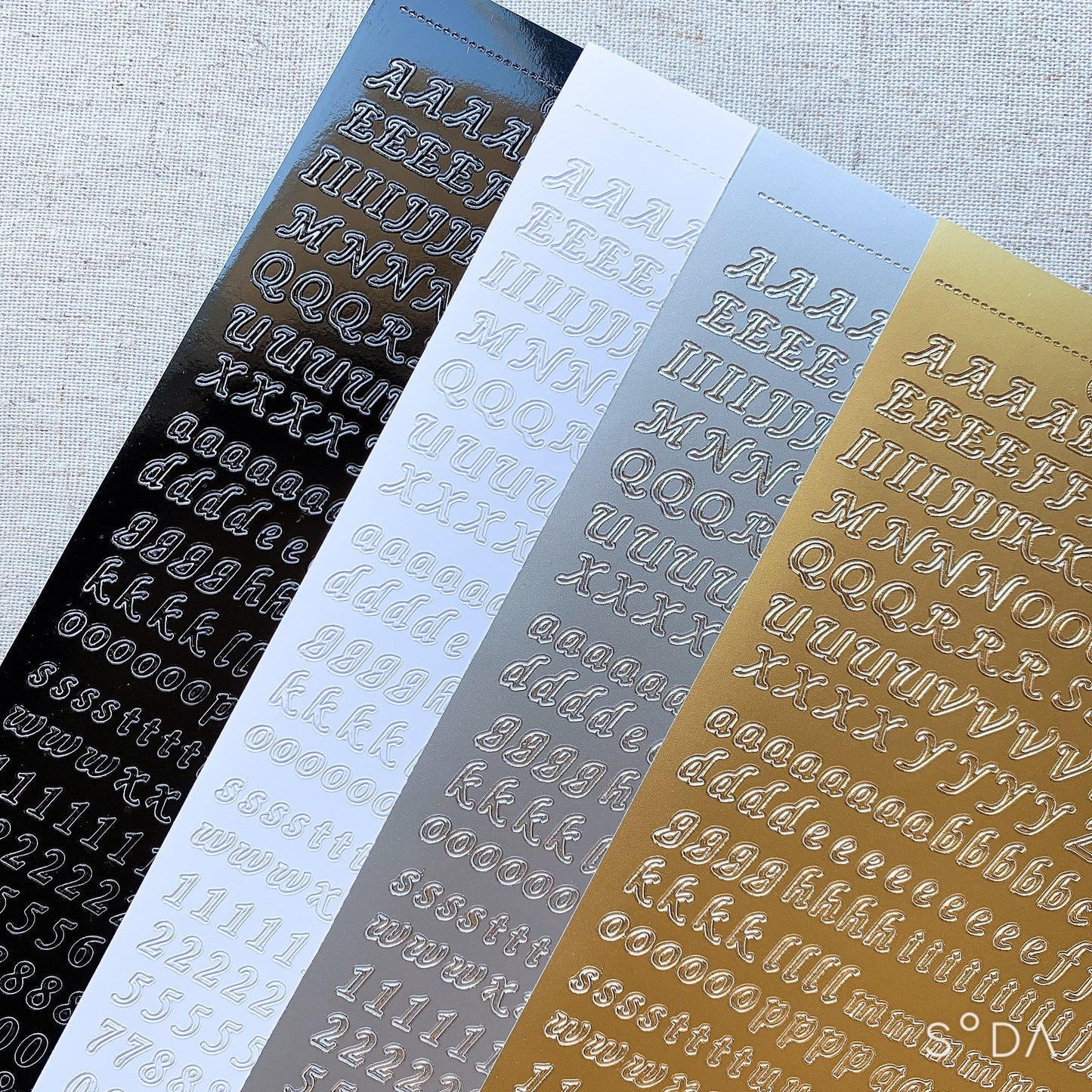 Fancy 6mm Alphabet Letter