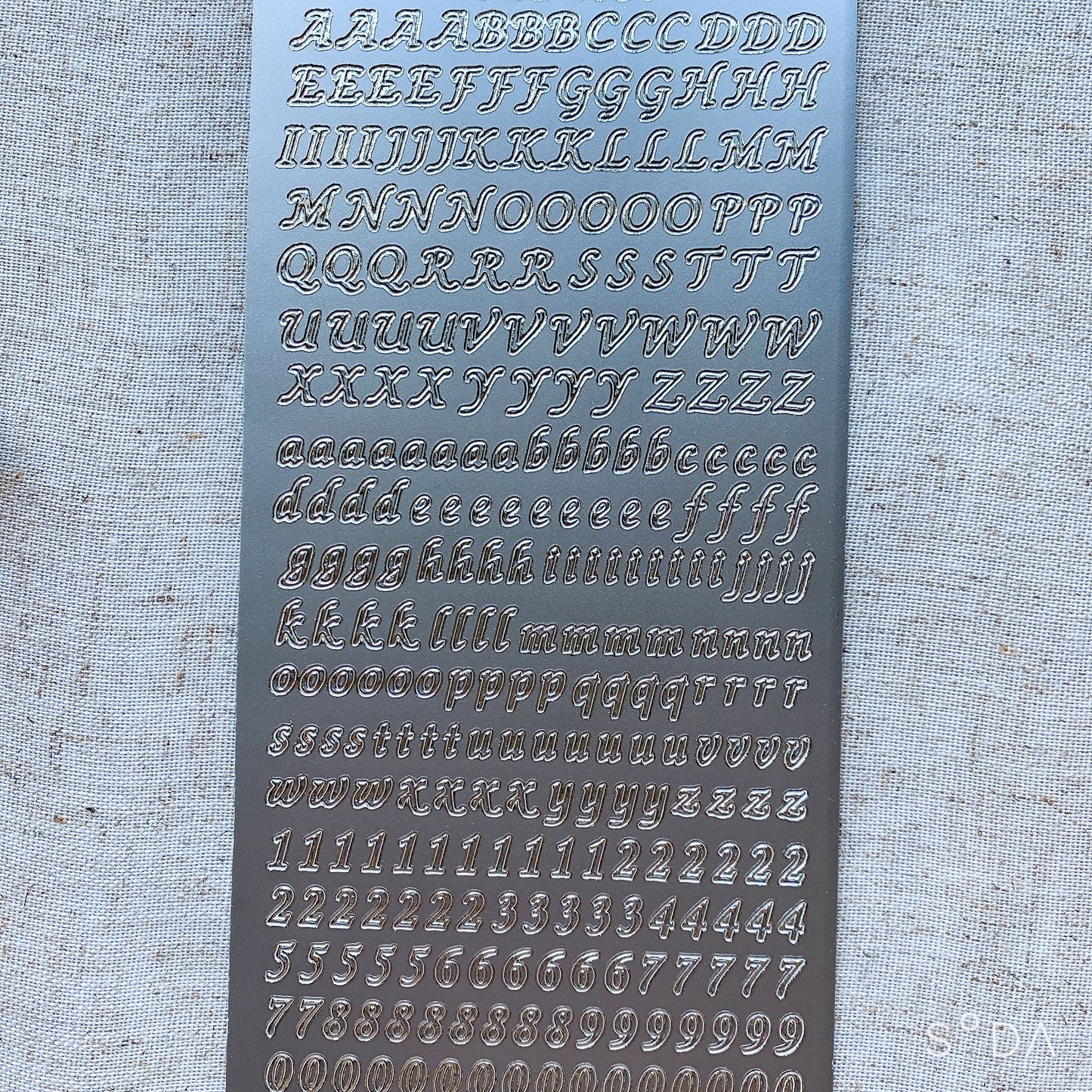 Fancy 6mm Alphabet Letter