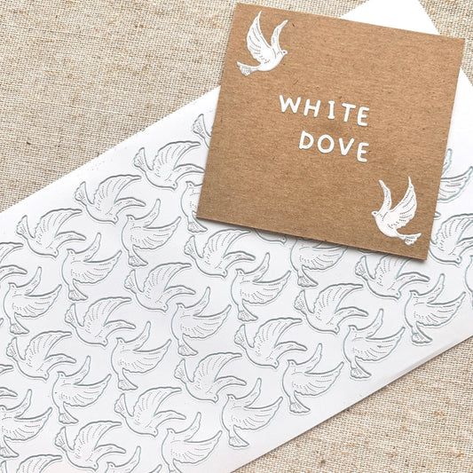 White Dove in Flight 