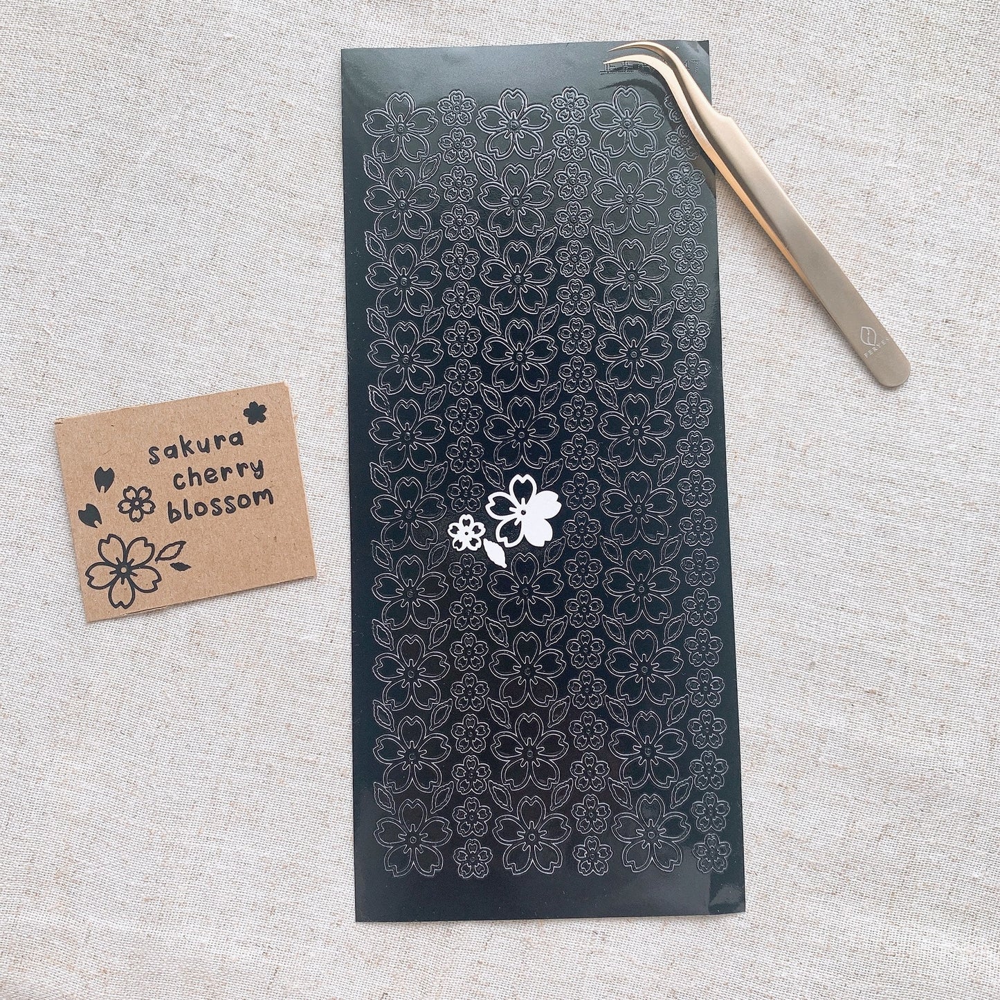 Sakura Cherry Blossom Outlines