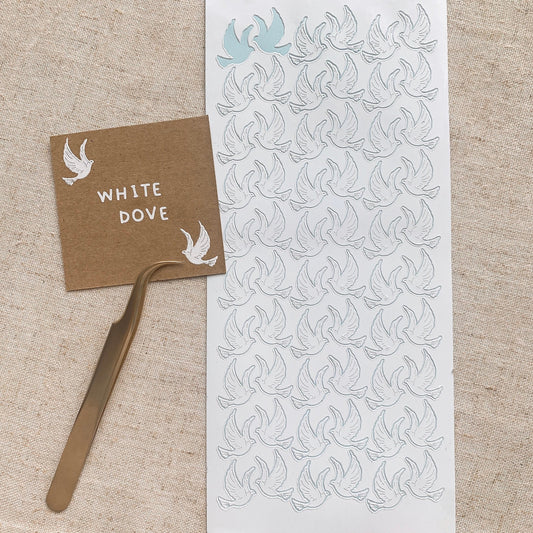 White Dove in Flight