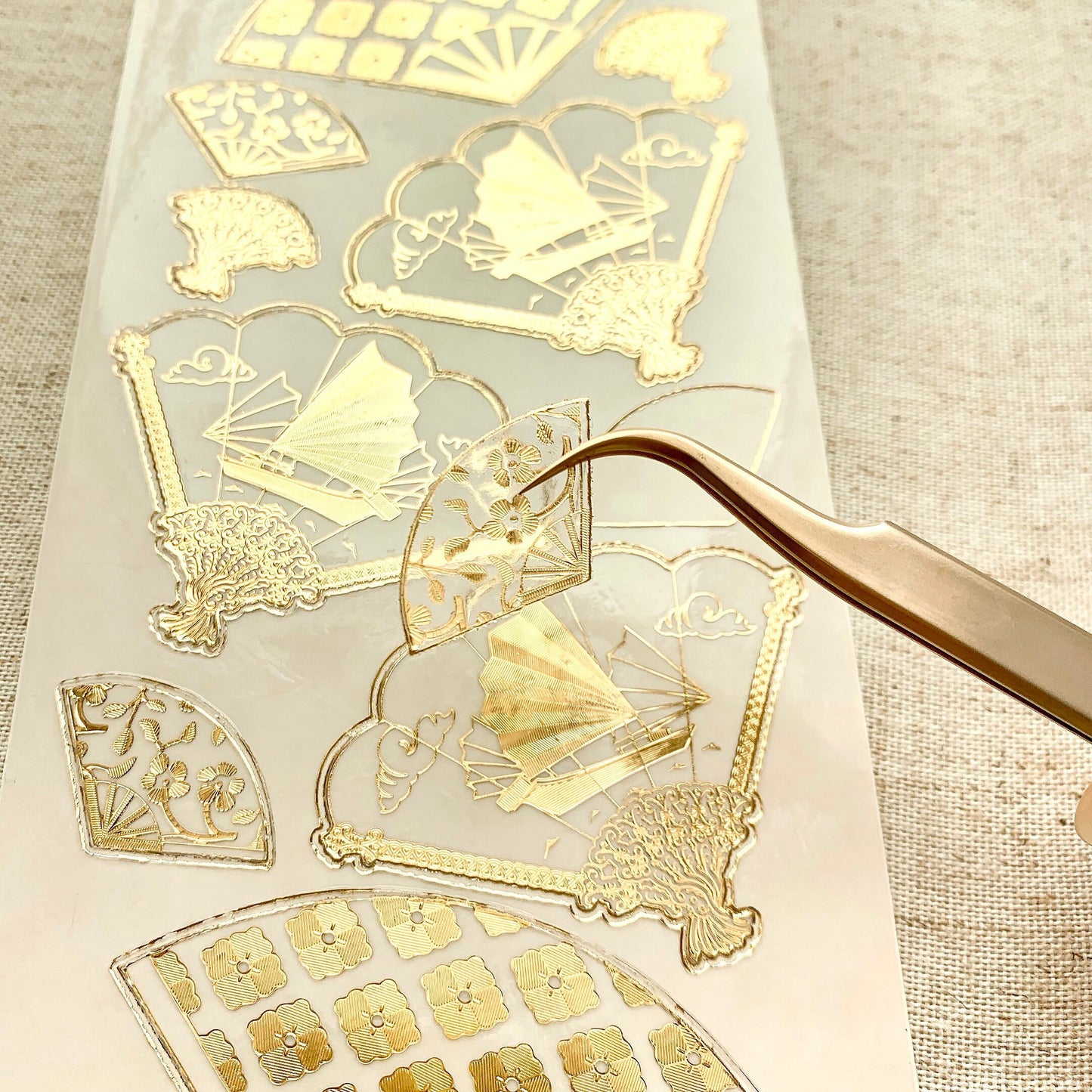 Gilded Fans Gold