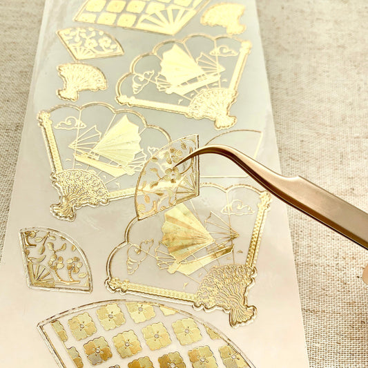 Gilded Fans Gold