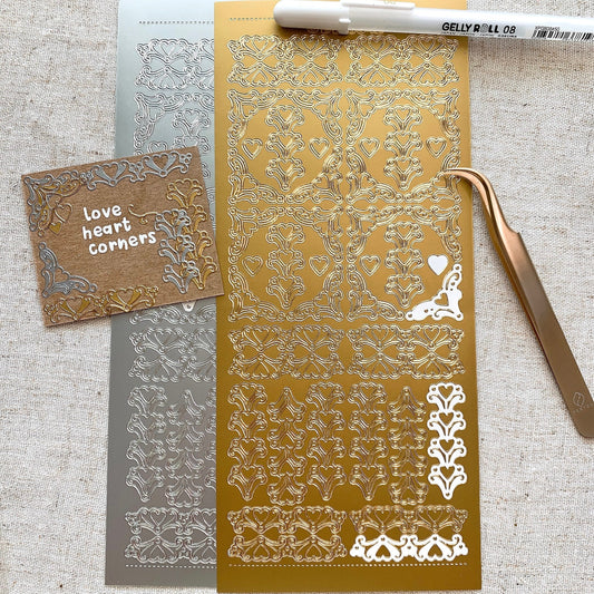 Love Heart Corners and Frames