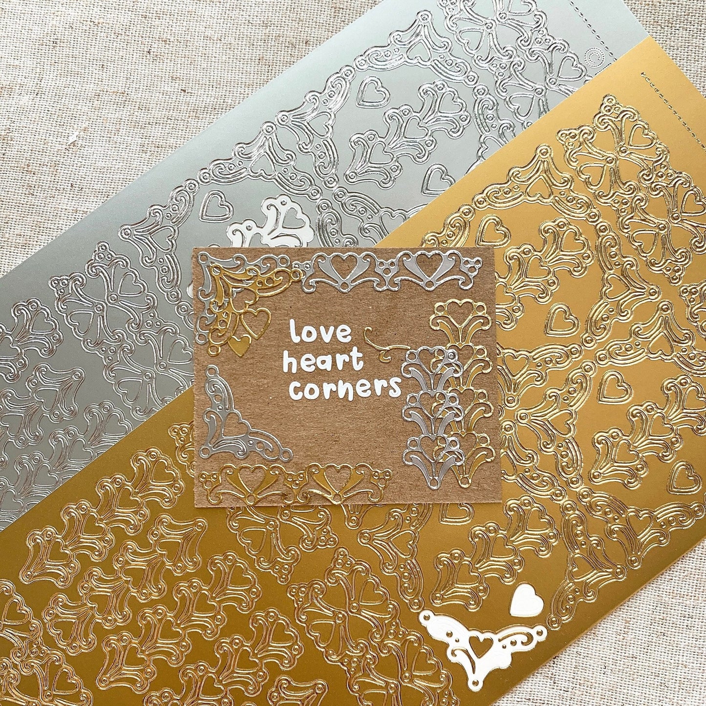 Love Heart Corners and Frames