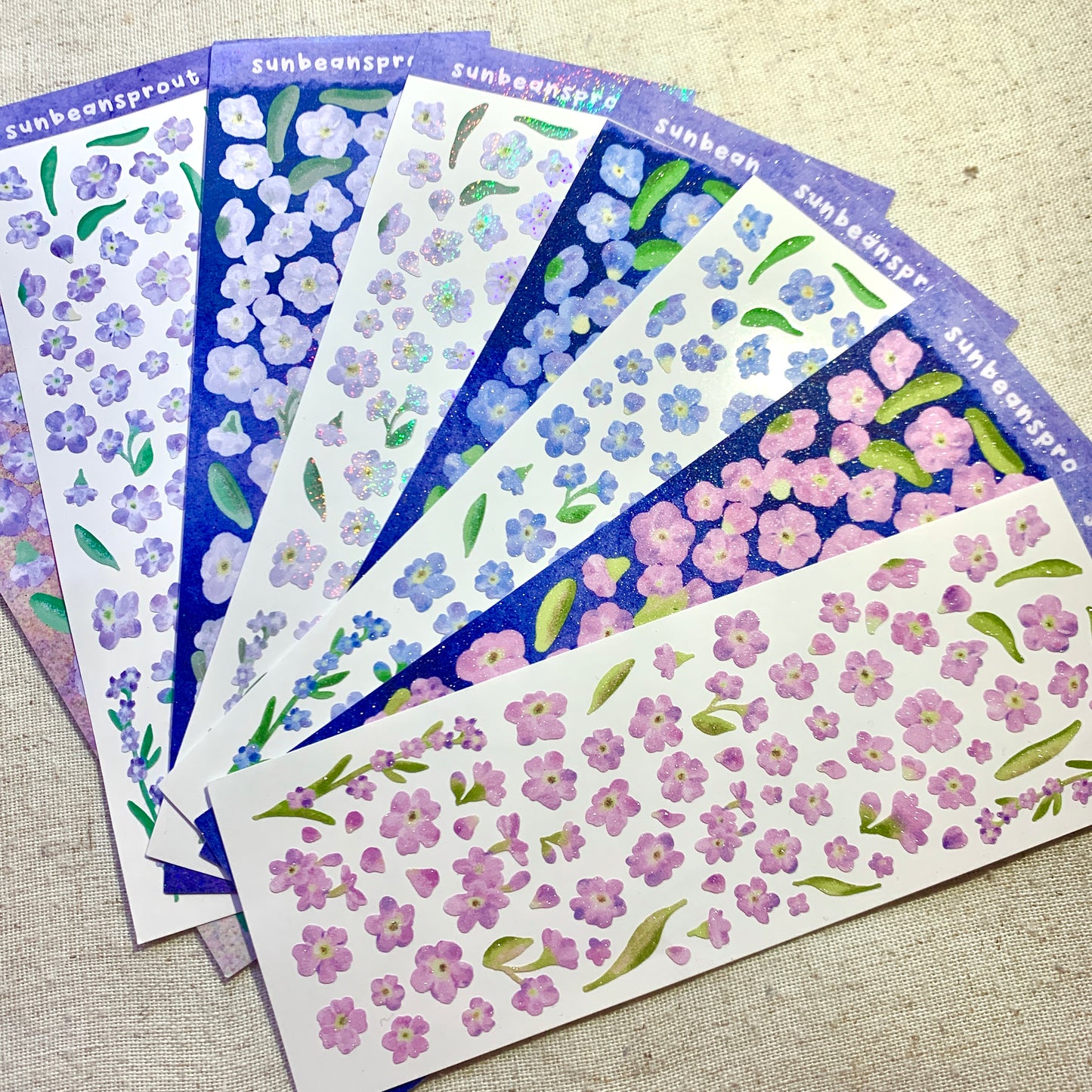 Glitter Holographic Stickers