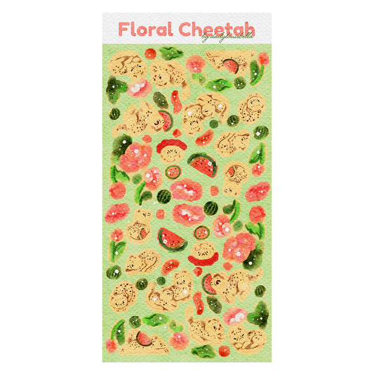 Floral Cheetah