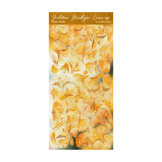 Golden Ginkgo Leaves ✿ Glitter