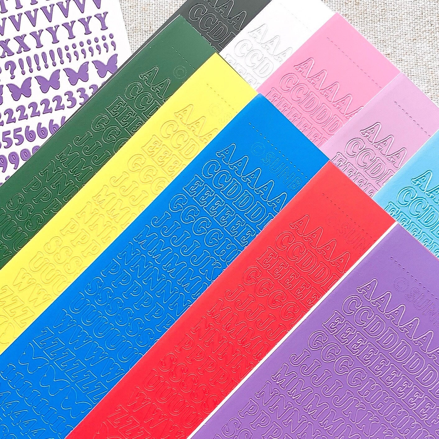 6mm Lettering Classic 6mm Alphabet : Solids – SunBeansprout